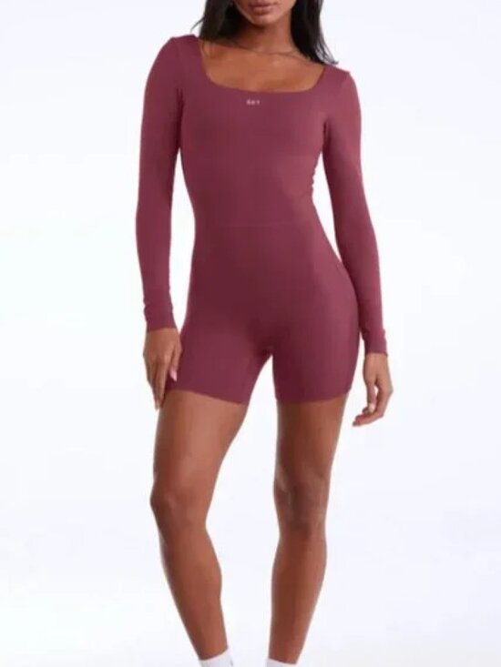 SET ACTIVE SPORTBODY™ LONG SLEEVE SHORTYSUIT IN CANYON - Picture 1 of 4